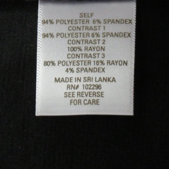 Dress Barn Black Short Sleeve Pullover Dress with Paisley Design Size 10 (C900) - Picture 7 of 7